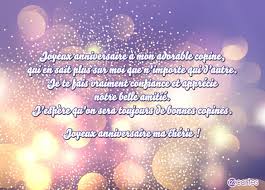 Texte Anniversaire Pour Ma Meilleure Amie 123cartes