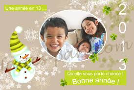 Nous veillons à ce que vos cartes de vœux 2021 soient aussi magnifiques en vrai qu'à l'écran. Carte De Voeux Personnalisee Avec Photos Une Annee De Chance
