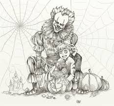 She chases players and prevents them from getting out of a locked house or forest. Pin By Darij Pervyj On It Halloween Coloring Halloween Coloring Pages Scary Coloring Pages