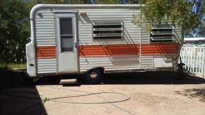 Vintage Camper Trailers For Sale 1970 Oasis Travel Trailer 18 Foot Aluminum And Fiberglass 3000 Lb Camper Trailer For Sale Vintage Camper Vintage Trailers