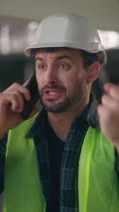 Furious Caucasian guy foreman speaking mobile phone in construction builder  engineer male shouting angry inspector man arguing cellphone call  conversation mad technician complain working build problem 66191201 Stock  Video at Vecteezy