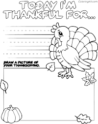 There is always something to be thankful for. Today I Am Thankful For Coloring Page Coloringall
