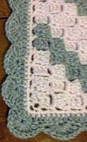 How To Put A Boarder On A C2c Afghan Teresa Restegui Http Www Pinterest Com Teretegui Crochet Blanket Border Crochet Blanket Edging Crochet