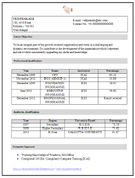 resume sample for articleship training
