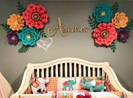 Baby nursery giant paper flower wall decoration beautiful colorful big artificial paper flower for party decoration. 8 Pc Nursery Paper Flowers Paper Flowers Large Paper Flowers Nursery Decor Nursery Wall Decor Paper Flower Decor Customize Your Colors In 2021 Paper Flower Decor Flower Nursery Baby Room Themes