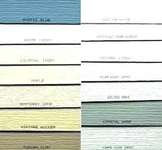 Vinyl Siding Colors House Color Chart Templates Home Decor