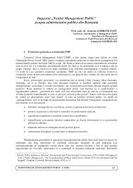 Evitarea risipirii irationale a banilor publici practici ale managementului public (leadership efectiv; Pdf Impactul Noului Management Public Mitea Razvan Academia Edu