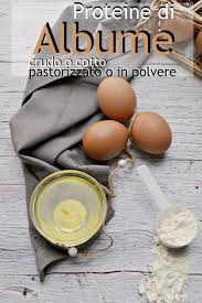 È costituito, come già accennato, da acqua, proteine, sali minerali (magnesio, potassio, sodio) e vitamine del gruppo b, mentre sono trascurabli i tenori di grassi. Albume Crudo Cotto O Pastorizzato In Polvere Avidina E Biotina Dolci Poco Dolci Ma Anche Salati Buoni