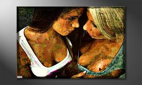 Als sich chloé in ihren psychotherapeuten paul verliebt, scheinen all ihre probleme gelöst. Erotisches Leinwandbild Sexy Frauen Fur Ihre Wohnung