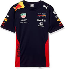 Red bull racing is a formula 1 racing team owned by the energy drink manufacturer red bull and competes in formula 1 under an austrian licence. Amazon Com Red Bull Racing F1 2020 Men S Team T Shirt Navy Clothing