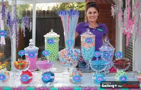 Hawaiian Sweet 16 Candy Table Colorful Candy Bar Candy Buffet Wedding Candy Bar Wedding