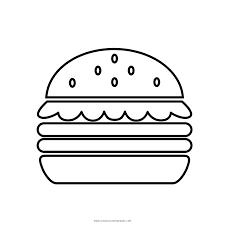 Color in this picture of an burgers and others with our library of online coloring pages. Hamburger Ausmalbilder Ultra Coloring Pages