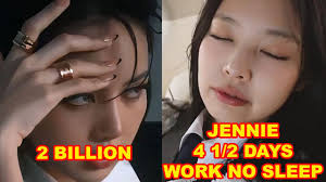 Jennie's Shocking F@CT No Sleep for 4 Days While Working