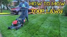 How to MOW, TRIM, EDGE and Blow your grass - YouTube