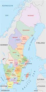 Mapa de hoteles en la zona de suecia: Mapa Da Suecia Europa Destinos