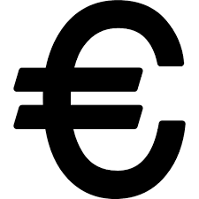 Frankfurt euro finance summit 2021. Currency Euro Finance Money Icon Glyphicons Set Volume 3