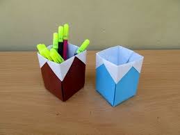 How To Make A Paper Easy Pen Holder Easy Tutorials