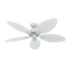 Hunter Bayview 54 In Indoor Outdoor White Ceiling Fan 54097 In 2020 Ceiling Fan White Ceiling Fan Outdoor Ceiling Fans