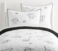 Blue and green mod dinosaur toddler bedding set will help you create an incredible room for your child. Dinosaur Bedding Sheets Pottery Barn Kids