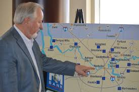 How far is clarksville (indiana) from nashville? Clarksville Based F M Bank Enters Nashville Market