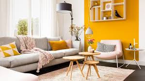 Couleur Jaune Moutarde Deco 1 Decoration Salon Gris Et Jaune Salon Gris Et Jaune Deco Chambre Jaune
