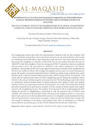 Amalan norma baharu dalam kalangan masyarakat. Pdf Konsep á¸¥alalan á¹­ayyiban Dan Maqaá¹£id Syariah Dalam Penyembelihan Haiwan Prosedur Operasi Standard Sop Pandemik Covid 19 Di Malaysia