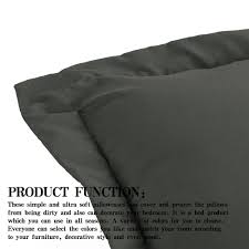 Despite the brand's consistent growth, the microfiber sheet set remains comphy's most popular product. Spalena Comfy Company King Size Quilted Microfiber Pillow Sham Set Ebay