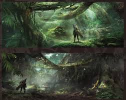 Monster Hunter World Concept Art Monster Hunter Art Ancient Forest Monster Hunter