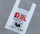Plastic Vest Portable Plastic Bag Custom Size Logo Color