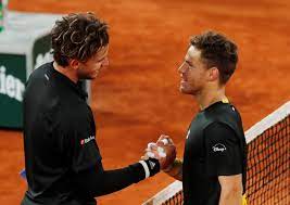 Solid hitting from both guys. Dominic Thiem I M So Disappointed But Also So Happy For Diego Schwartzman