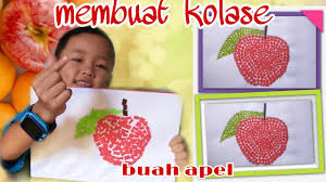 Kesegaran buah apel memang tiada tanding. Membuat Kolase Buah Apel Menggunakan Kertas Origami Tugas Tema 2 Kelas 1sd Youtube