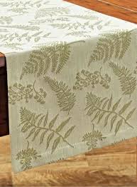 Tropical Fern Table Runner By Park Designs 36 Cotton Park Designs Vinyl Table Covers Lace Table Runners