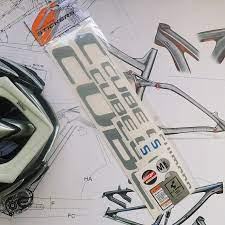 Cube Bike Stickers Etsy Bike Stickers Cube Bikes Bike Frame