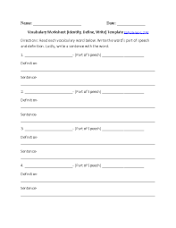 3rd Grade Common Core Language Worksheets Vocabulary Worksheets Language Worksheets Vocabulary