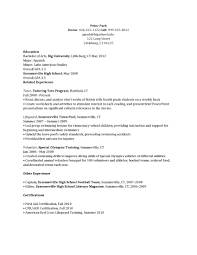 day camp counselor resume december 2020