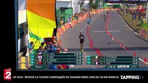 La dernière marche de yohann diniz. Jo 2016 50 Km Marche Yohann Diniz Malade Il Termine A La Huitieme Place Video Video Dailymotion