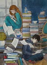 Pin By Mark Paras On Llibres Reading Art Book Art Illustration