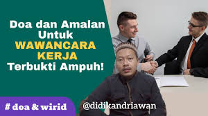 Maybe you would like to learn more about one of these? Doa Dan Amalan Untuk Wawancara Kerja Agar Lulus Terbukti Ampuh Youtube