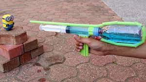 High quality water gun #8. How To Make A Pump Action Water Gun Youtube