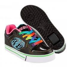 Black And Hot Pink Heelys Heelys Motion Plus Shoes Black Hot Pink Rainbow Roller Shoes Black Hot Pink Roller Skate Shoes