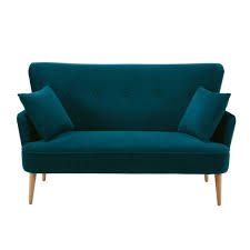 Canape 2 Places En Velours Bleu Petrole Petit Canape 2 Places Canape Convertible Maison Du Monde Et Canape Vintage