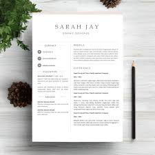Professional Resume Template 5 Pages Resume Template Professional Resume Design Template Professional Resume