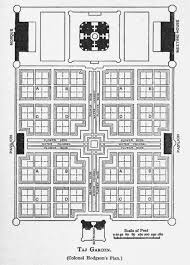 Taj Mahal Garden Plan Garden Architecture Persian Garden Garden History