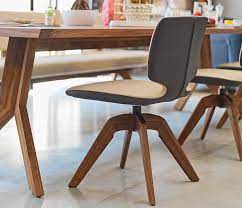 Aye Swivel Dining Chair Cadeiras De Jantar De Couro Moveis Para Escritorio Jantar