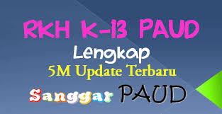 Rpp kelas i semester 1 tema 4 : Paud Sehat Cerdas Ceria Sanggar Paud