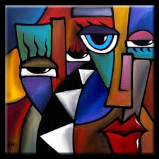 Faces1065 2424 Surprise Me 1 Modern Art Paintings Abstract Cubist Art Modern Art Abstract