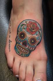 41 Amazing Sugar Skull Tattoos To Celebrate Dia De Los Muertos Sugar Skull Tattoos Candy Skull Tattoo Mexican Skull Tattoos