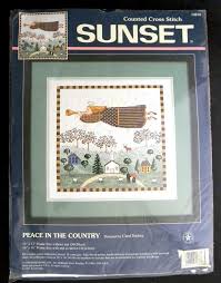There are no specialty, fractional or back stitches used in this pattern. Kreuzstickerei Stamped Cross Stitch Kits 11 Count Diy Embroidery Package Sunset Pattern Bastel Kunstlerbedarf Elite Eshop Eu