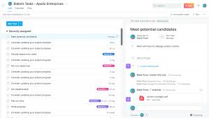 Asana task comment section
