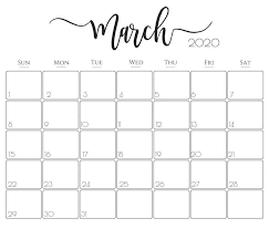 Cute March 2020 Calendar Free August 2019 Calendar Printable Editable Template Blank Holidays March Calendar Printable Calendar Printables Print Calendar